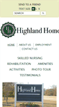 Mobile Screenshot of highlandhomenursing.com